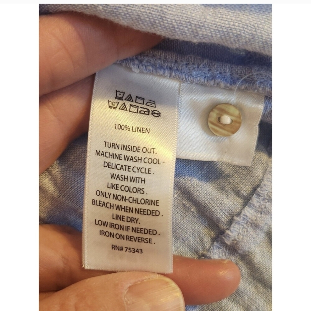 Tahari Linen Tunic - Picture 8 of 8